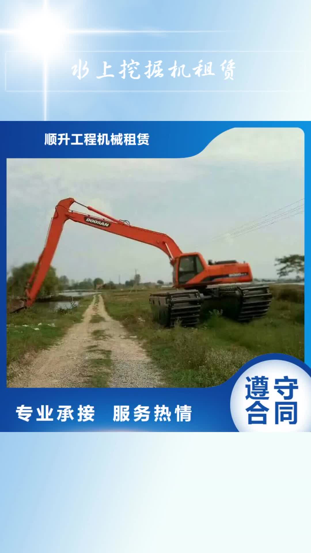 扬州【水上挖掘机租赁】水陆挖机租赁公司专业可靠