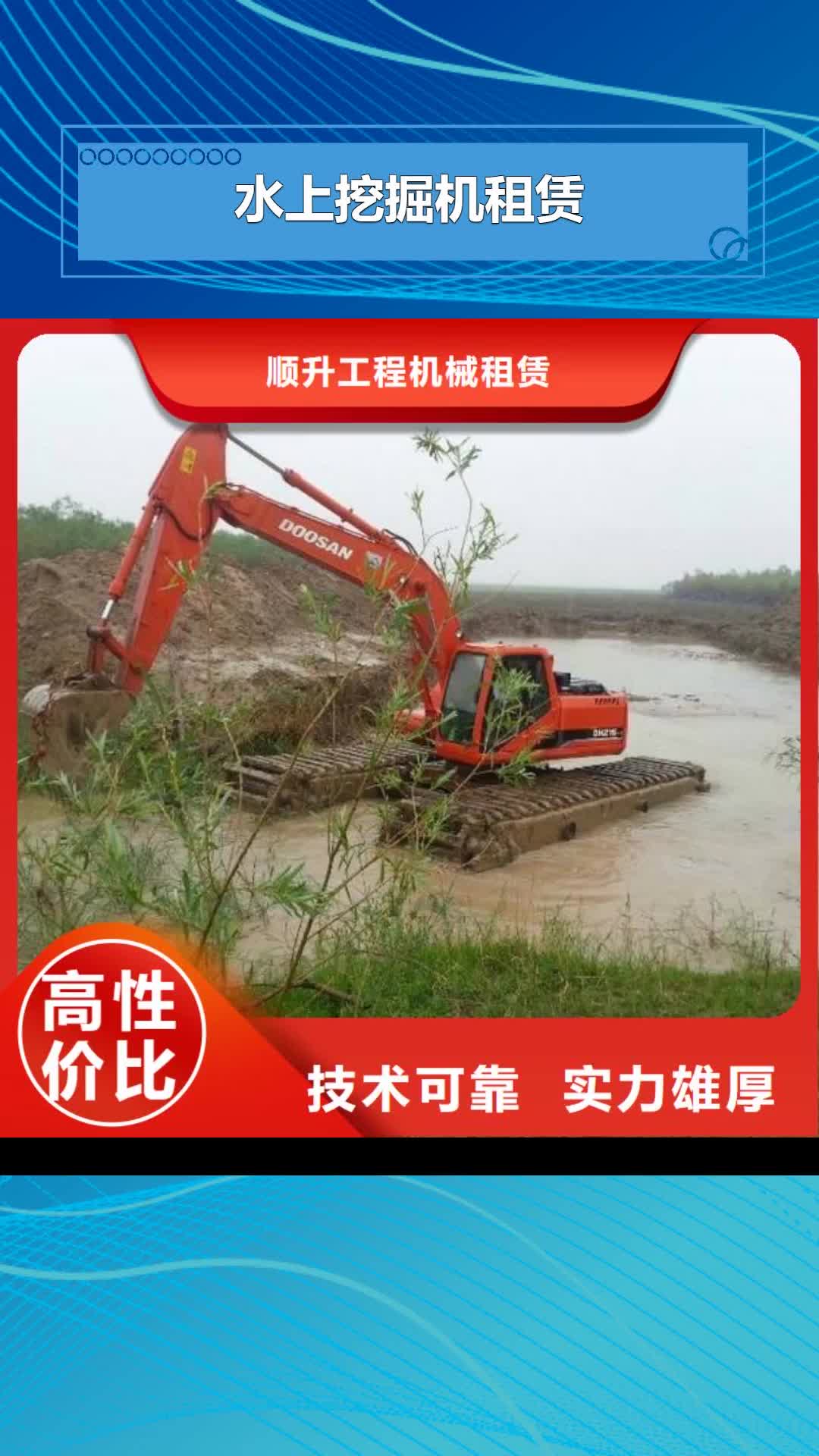 张掖【水上挖掘机租赁】,租赁水陆挖机实力强有保证